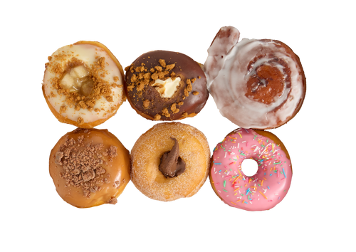 6 pack of donuts