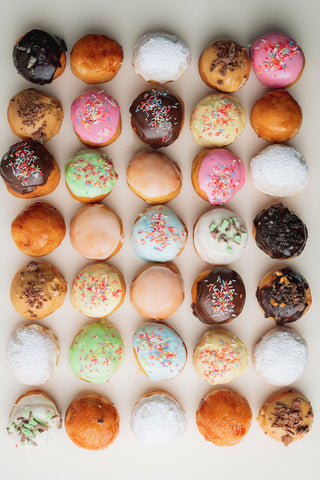 30 mini donuts